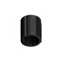 Luva Eletroduto Preto PVC Rosca (A) 1/2 pol – Hidrossol