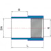 Luva Hidraulica Agua 1.1/2 80° Cinza NPT DN/L - Tigre