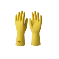 Luva Latex Standaro (M) Amarela 0,4mm - Sandro
