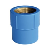 Luva Soldável Azul com Bucha de Latão 20mmx1/2" - Plastilit