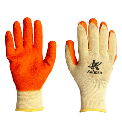 Luva Tricotada com Latex 20.858 Orange Flex T9 / G Kalipso