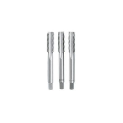 Machos H-Ton BSW 1/4" x 20 Fios – 3 Peças Hansatecnica