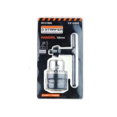 Mandril 3/8" Polegada X 24 Unf 10mm 9121005 Starfer