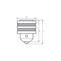 Mandril (B) 13L 1/2x20 pol Blister 20837 - Hansatecnica