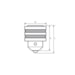 Mandril (B) 13L 1/2x20 pol Blister 20837 - Hansatecnica