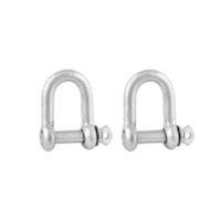Manilha para Cabo Aço 3,2mm - 1/8 pol C/2 peças Leve Vonder