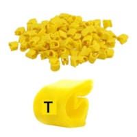 Marcador Millenium MHG2/5 Amarelo Letra T Hellermann 100unid