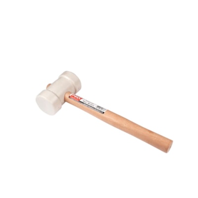 Martelo de Borracha 40mm Branco 32655 - Max Metalúrgica