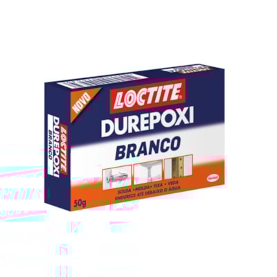 Massa Adesiva Epóxi Durepoxi Branco 50g Loctite Henkel