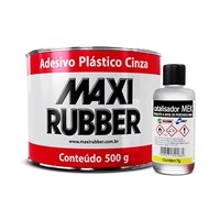 Massa Plastica 500 Gramas Cinza - Maxi Rubber - Referência: IMG036