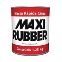 Massa Rápida Cinza 1,25kg - Maxi Rubber - Referência: 2ma001