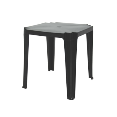 Mesa Polipropileno Eco Quadrada Tambau Preto - Tramontina