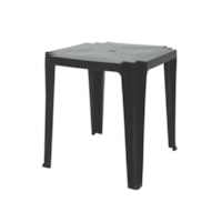 Mesa Polipropileno Eco Quadrada Tambau Preto - Tramontina