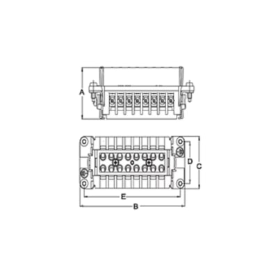 Connettore ILME 10 Poli 16A | Morsetti a Vite | Made in Europe Connettore ILME 10 Poli 16A | Morsetti a Vite | Made in Europe