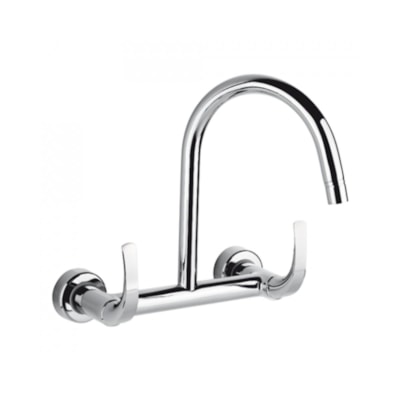 Misturador Cozinha C/Tubo Giratorio 1258-PRP-CR Tigre Metais