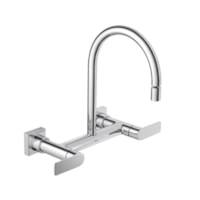 Misturador De Cozinha Parede Bica Movel Cromado 1/4 - Deca