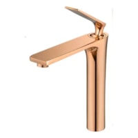 Misturador Monocomando Flat Bica Alta Rose Gold - Janedo