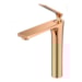 Misturador Monocomando Flat Bica Alta Rose Gold - Janedo
