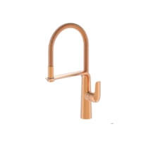 Misturador Monocomando Para Cozinha Slim Rose Gold - Janedo