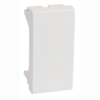 Módulo Cego branco acetinado plástico de encaixe -  pialplus
