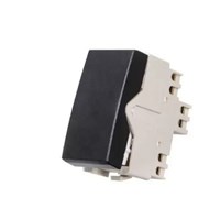 Módulo interruptor simples com luz 10A 250V Ebony Clean - Mar Girius - Referência: pa016515