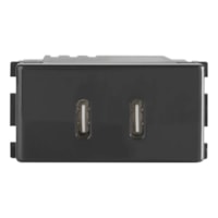 Módulo Tomada 2 Usb-c 2a Bivolt Grafite Liz - Tramontina