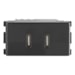 Módulo Tomada 2 Usb-c 2a Bivolt Grafite Liz - Tramontina