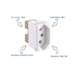 Módulo Tomada 2P+T 10A Branco – Zeffia 680160 | Pial Legrand