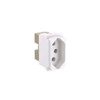 Módulo Tomada 2P+T 10A Branco – Zeffia 680160 | Pial Legrand