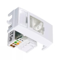 Módulo Tomada RJ45 CAT5E Branco Sleek MarGirius