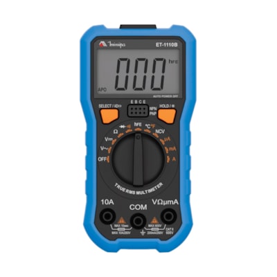 MULTIMETRO ET-1110B CAT II 600V NCV -40+1000º MINIPA