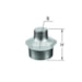 Niple Duplo Redução Galvanizada (D) 2x1.1/2 pol - Tupy
