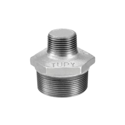 Niple Duplo Redução Galvanizado (B) 1/2 x 3/8 pol - Tupy