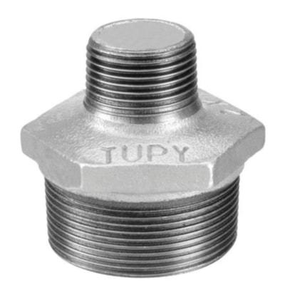 Niple Red Duplo Galvanizado 1/2X1/4" Polegada 123902533 Tupy
