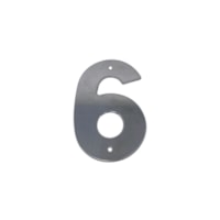 Numero residencial inox numero 6 15cm Rocha