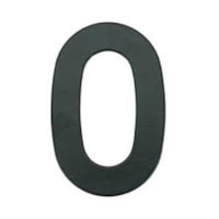 Numero Residencial Preto 145mm N°0 - BemFixa