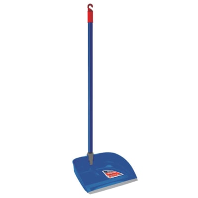 Pá Plastico Para Lixo Com Cabo 90cm Azul - Atlas