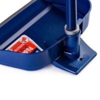 Pá Plastico Para Lixo Com Cabo 90cm Azul - Atlas