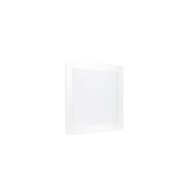 Painel emb. slim LED quadrado 6W 3000K Lumanti