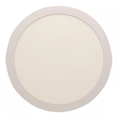 Painel Embutir Slim Led Redondo 24W 127/220V Branco Frio