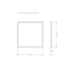Painel Led Pro De Embutir 62x62 45W 6500K Taschibra
