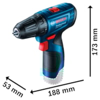 Parafusadeira Furadeira Bateria GSR 12V - Bosch