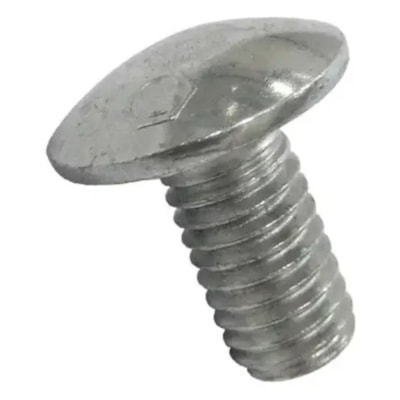 Parafuso Cabeça Lentilha C/Trava 5/16X3/4 Pol C/100Un Aiedem