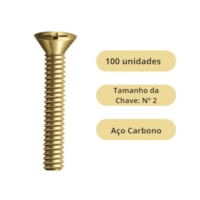 Parafuso Maquina Ch Ph Rosca Int 5x30mm Bicrom 100un Ciser