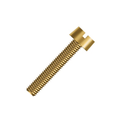 Parafuso Máquina Cilíndrico Fenda Simp 2,5x10mm 100un Ciser