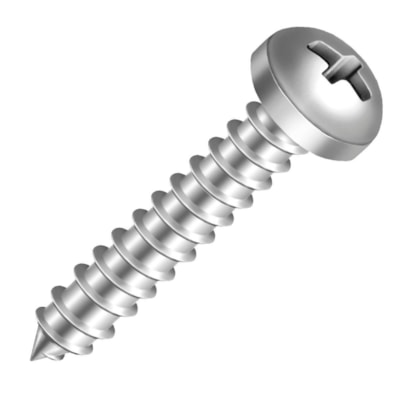 Parafuso PN FE AA RI ZB 2,9X13mm Com 100 Und 36021301 Ciser