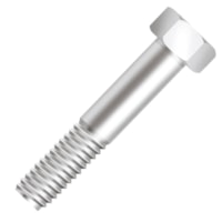 Parafuso Sextavado Unc 5/8X2.1/2 Zincado Branco Ciser c/ 50