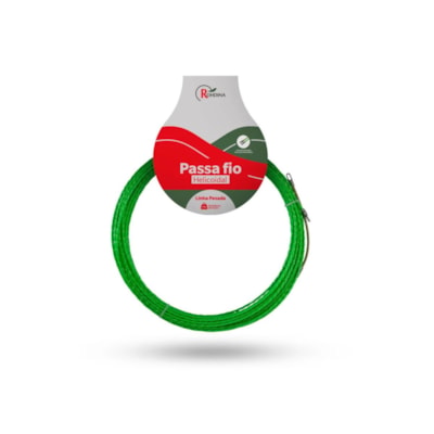 Passa fio helicoidal verde 20 metros Rohdina