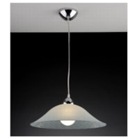 Pendente Marola 40CM 1 Luz 60W ML1041PDBC LLUM - Bronzearte - Referência: 32294