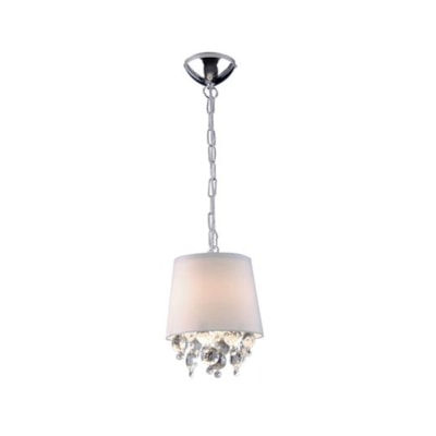 Pendente São Paulo 1 Luz Branco SP1722PDBC LLUM - Bronzearte - Referência: 33235